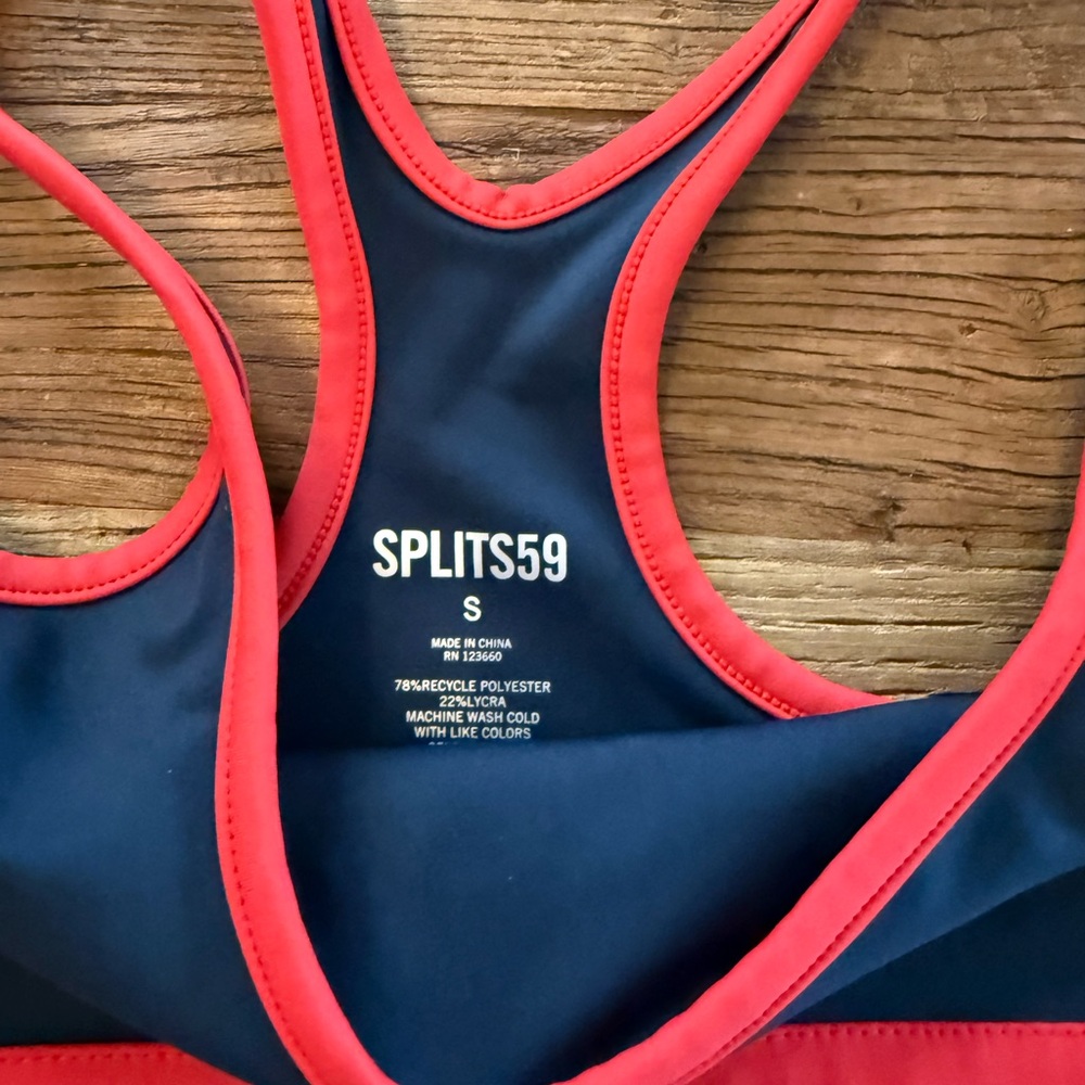 Splits59 Bianca Rigor Bra Blue Red - Picture 2 of 3
